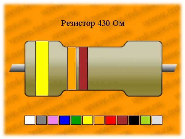 Резистор-1-430 Ом