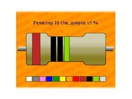()Резистор-0,125-10 Ом ±0,5% С2-29В