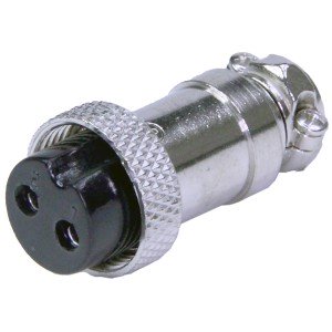 GX16M-2A розетка 2PIN на кабель 16мм