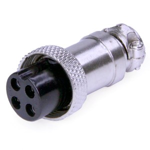 GX16M-4A розетка 4PIN на кабель 16мм