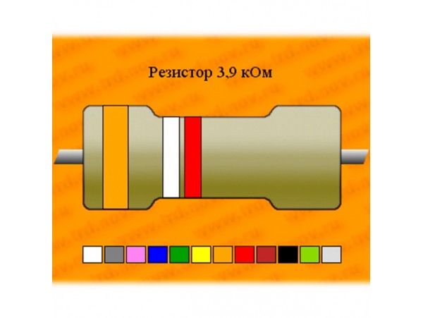 Резистор-0,25-3,9 кОм