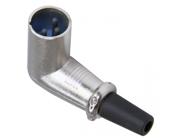 XLR-3M шт. 3к на кабель угловой