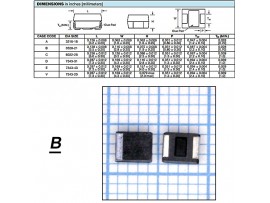 Конд.6,8/16V тант. B