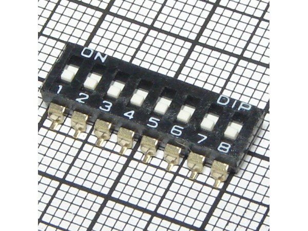 SDMR-8-X переключатель SMD DIP (DM-08)