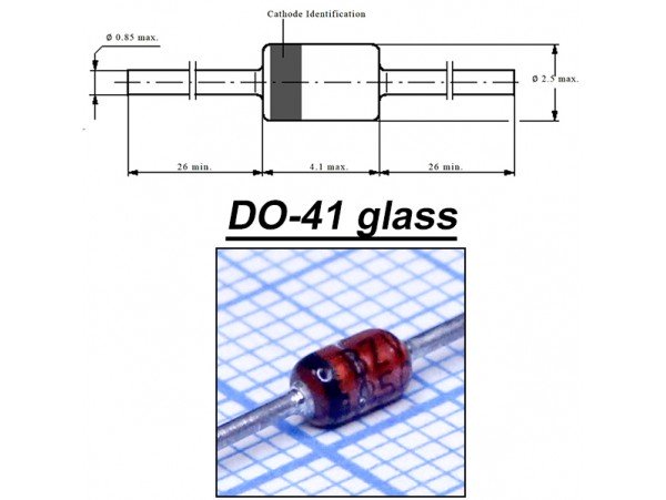 BZV85C3V6(Стабил.3,6V 1W) стекло