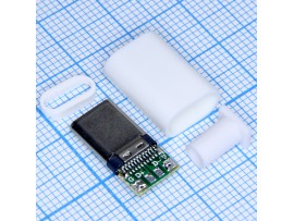 USB Type-C 24PBW штекер на кабель белый