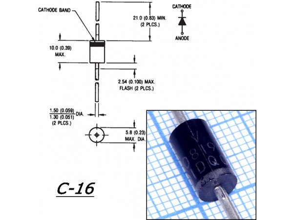 31DQ04 (40V/3,3A) Диод Шоттки
