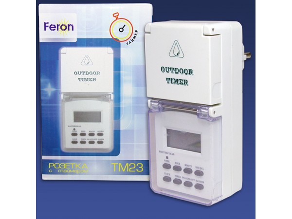 TM23 Feron Таймер недельный