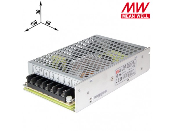 БП 48V2A Клеммы RS-100-48 Блок питания