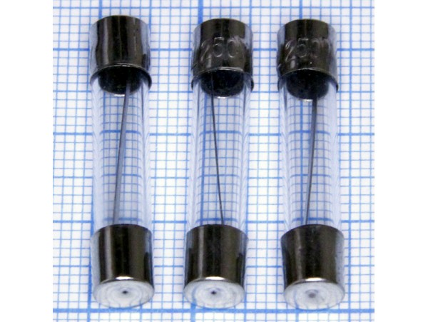 Пред.20А(d=6;L=30) 250V RFS стекло