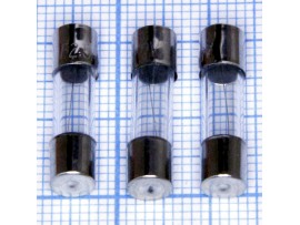 Пред.2,5А(d=5;L=20) 250V стекло