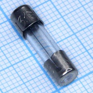 Пред.3,15А(d=5;L=20) ВПТ6-11 250V стекло