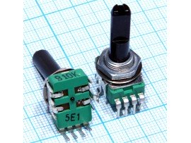 Резистор 10к под гайку L=20 RV110F-40E1-25A-B10K