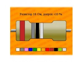 Р1-2Р-0,25-18 Ом  10%