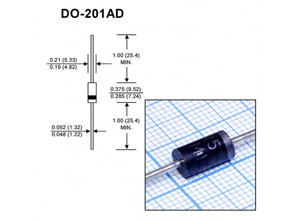 SB560 Диод Шоттки 5A/60V
