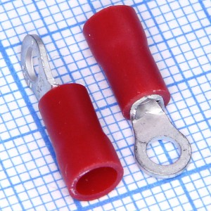 TRI-1.25-3 Наконечник кольцевой М3 (0,5-1,5) Красный