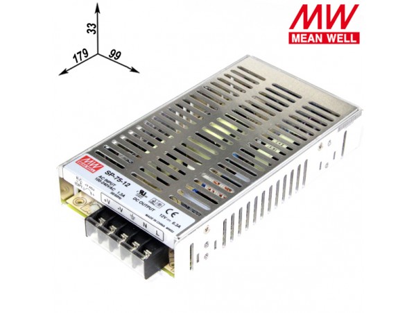 БП 12V6,3A Клеммы SP-75-12 Блок питания