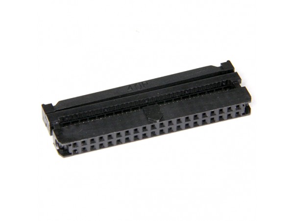 IDC2-40 (шаг 2,00мм) розетка 40к.(2х20)на шлейф
