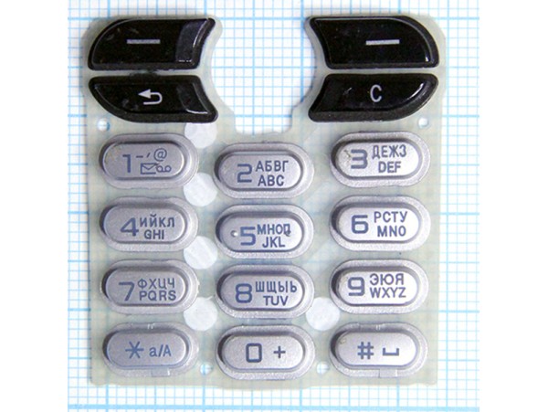 SonyERIC T610 клавиатура русские буквы