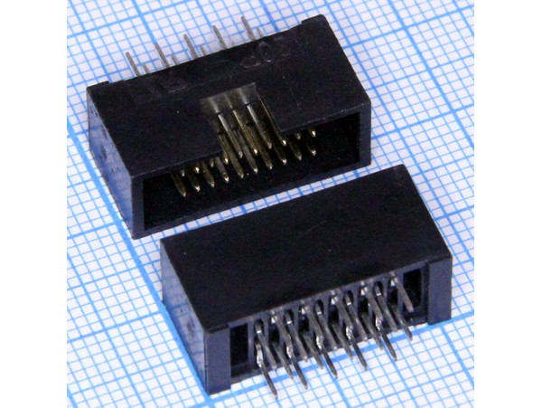 BH1.27-20 вилка 20к.(2х10) на плату IDC шаг 1,27мм