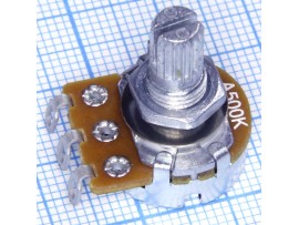 Резистор 500к под гайку d=16 L=15 Alpha