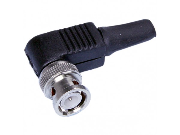 BNC шт. под винт с колпачком угловой