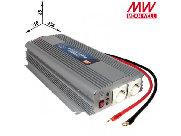 A301-1K7-F3/1500W Преобразователь напр.12V>~230V/50Гц