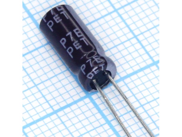 Конд.4,7/63V 0511 +105°C TK Jamicon