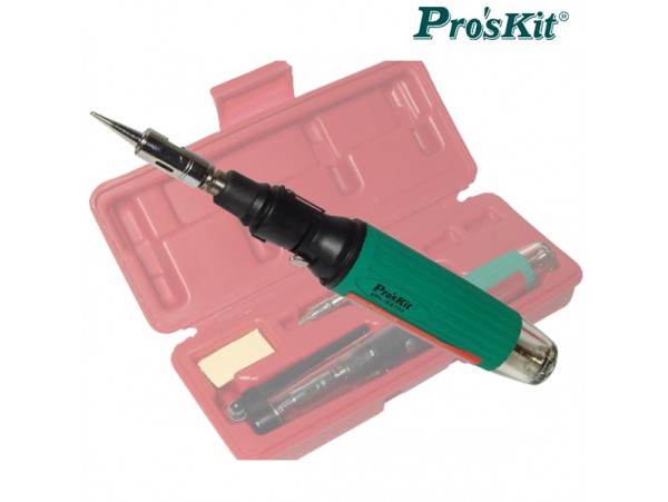 Паяльник 1PK-GS003N газовый с насадками