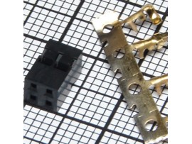 BLD2-4 2,00 розетка 4к.(2х2) на каб.
