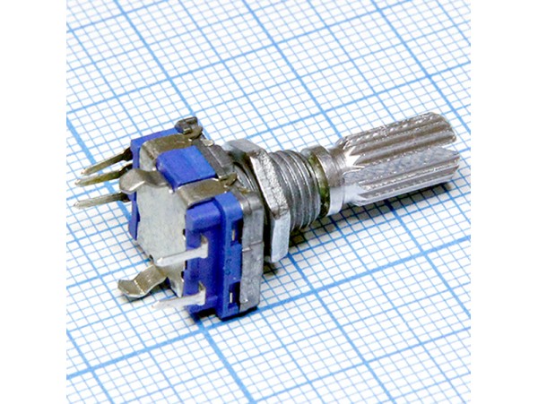 Энкодер R182 металл ручка зубч. L=20 мм