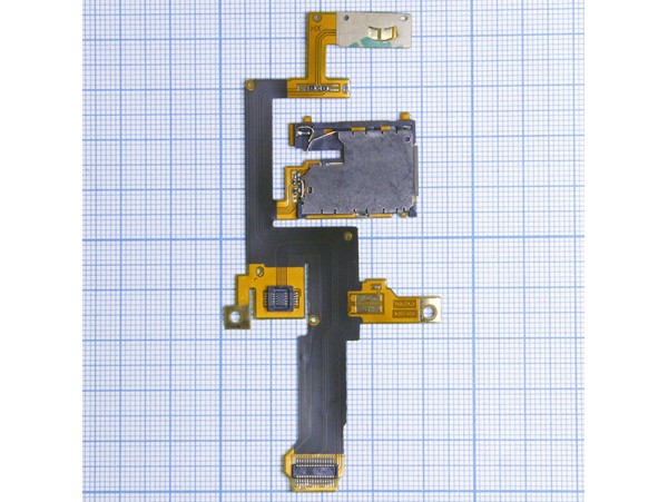 Nokia 2650/2652 шлейф с сим холдером