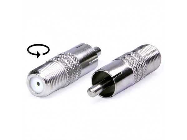Переходник RCA<F (штекер<гнездо)