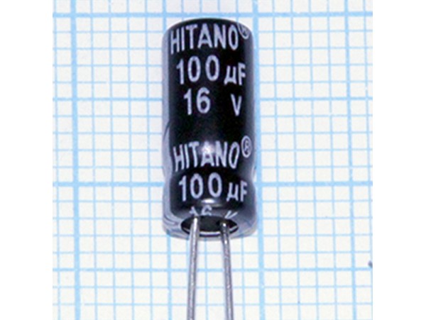Конд.100/16V 0511 +105°C EHR Hitano