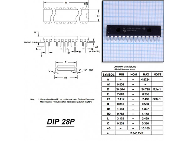 PIC16F873-20I/SP
