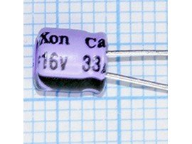 Конд.33/16V 0505 +105°C