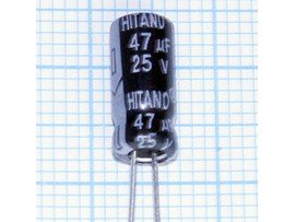 Конд.47/25V 0511 +105°C EHR Hitano