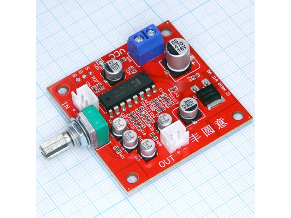 Ревербератор на PT2399 (одноканальный)