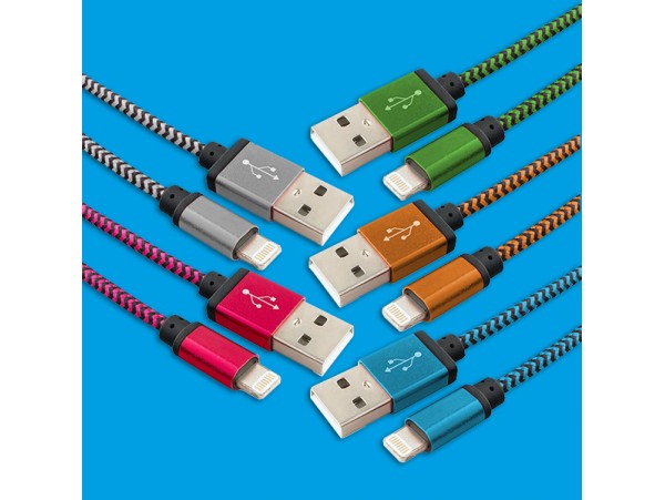 USB кабель для iPhone 5/6/7-13  1м =Lightning для Apple