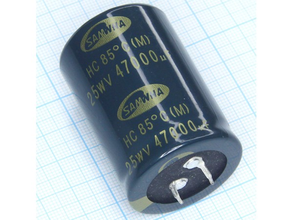 Конд.47000/25V 3550 +85°C