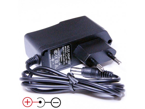 БП 5V1A 2,5х5,5мм(+)  Блок питания
