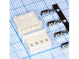 OHU-4 2,54 розетка 4к.на каб.