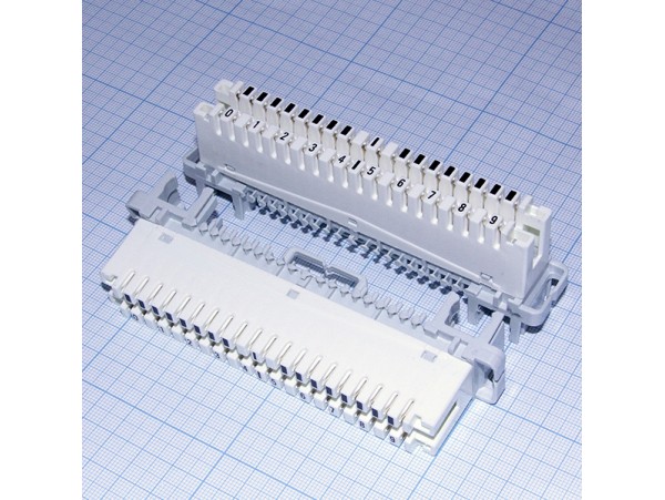 Плинт TMKD-10 (10 пар размыкаемый)