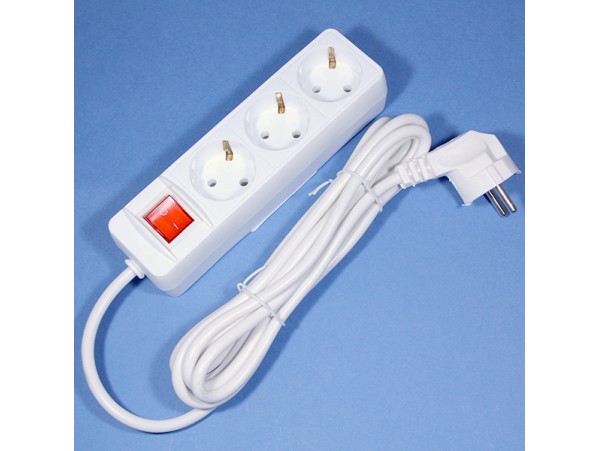 Удлин.3роз.сет. 5м 10А Союз выкл