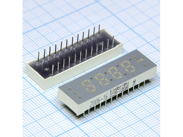 CC25-12EWA Инд. LED R 4DIG