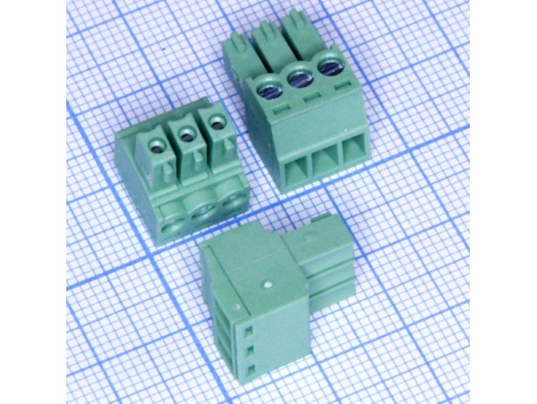 EC350V-03 клеммник 3к шаг 3,5мм