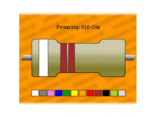 Резистор-5-910 Ом С5-37