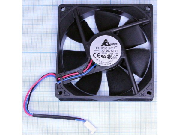 Вентилятор 12V0,4A 90х90х25 3pin AFB0912HH