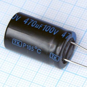 Конд.470/100V 1625 +105°С