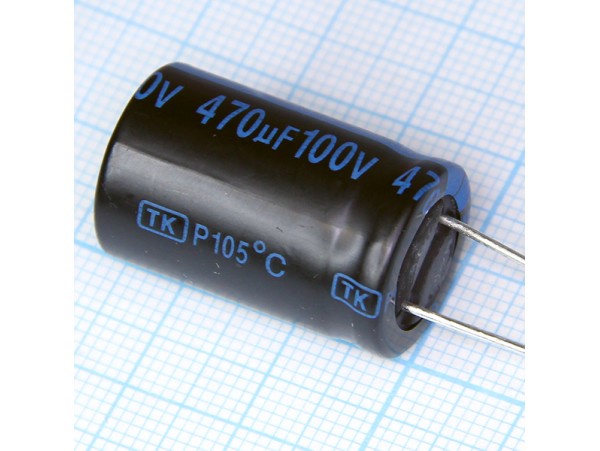 Конд.470/100V 1625 +105°С